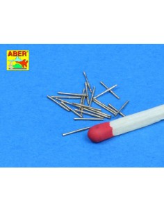 Set of 20 pcs 37mm/54 breda gun barrels 