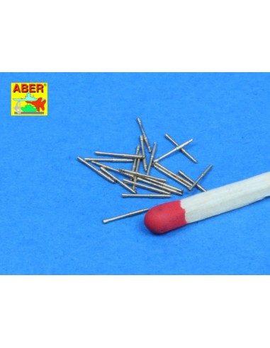 Set of 20 pcs 37mm/54 breda gun barrels 