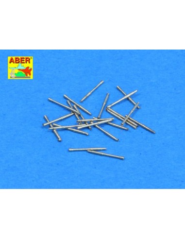 Set of 20 pcs 37mm/54 breda gun barrels 