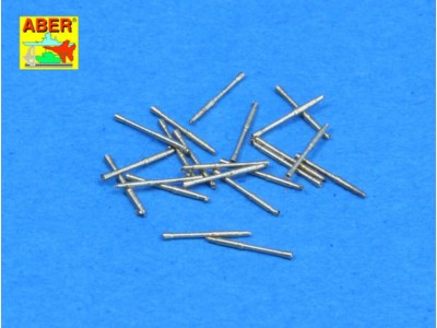 Set of 20 pcs 37mm/54 breda gun barrels 