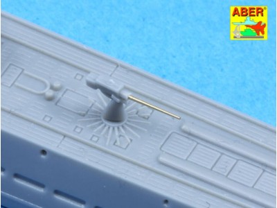 Set of barrels and periscopes for U-Boot type IX 