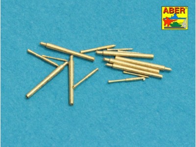 Barrels set for Japnnese Light Cruiser like: Abukama; Isuzu; Kinu; Nagara; Natori; Yura -140mm x 7, 25mm x 4, 13mm x 4 
