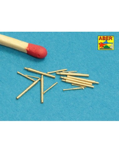 Barrels set for Japnnese Light Cruiser like: Abukama; Isuzu; Kinu; Nagara; Natori; Yura -140mm x 7, 25mm x 4, 13mm x 4 