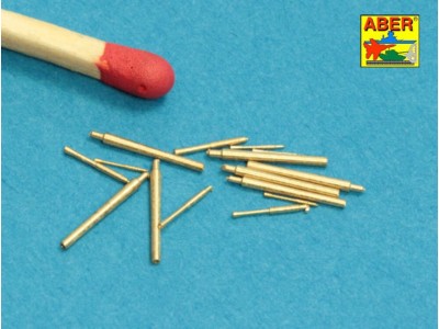 Barrels set for Japnnese Light Cruiser like: Abukama; Isuzu; Kinu; Nagara; Natori; Yura -140mm x 7, 25mm x 4, 13mm x 4 