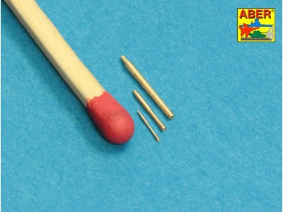 Barrels set for Japnnese Light Cruiser like: Abukama; Isuzu; Kinu; Nagara; Natori; Yura -140mm x 7, 25mm x 4, 13mm x 4 