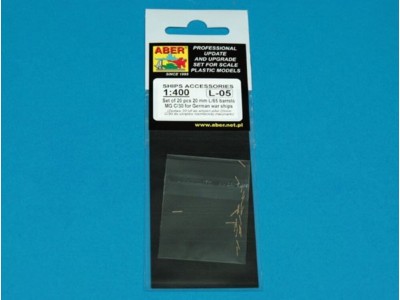 Set of 20 pcs 20mm barrels MG C/30 