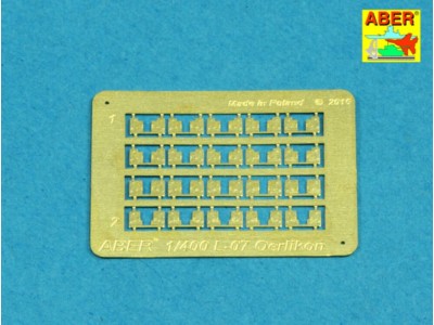 Set of 20 pcs 20mm L/70 Oerlikon barrels 