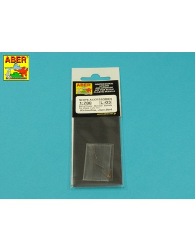 Set of 9 pcs 152 mm  barrels for ships Richelieu,Jean Bart 