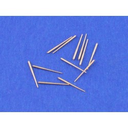 Set of12 pcs 100 mm  barrels for ships Richelieu,Jean Bart 