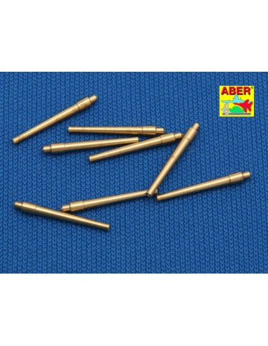Set of 8 pcs 381mm short barrels for turrets with antiblast covers ships Hood 