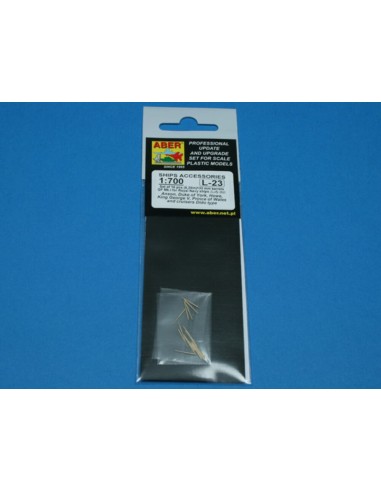 16 pcs 133mm barrels for King George V 
