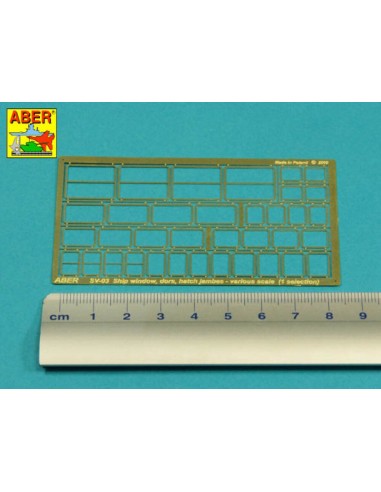 Windows, doors, hatch jambs (1 selection) 