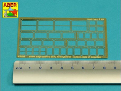 Windows, doors, hatch jambs (1 selection) 