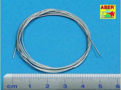 Stainless Steel Towing Cables O 0,6mm, 1 m long 