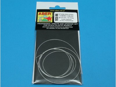 Stainless Steel Towing Cables O 0,6mm, 1 m long 