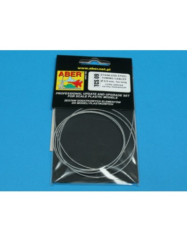 Stainless Steel Towing Cables 0,9mm 1 m long 
