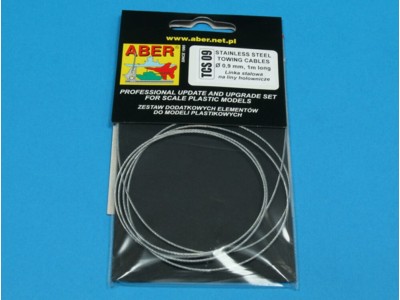 Stainless Steel Towing Cables 0,9mm 1 m long 