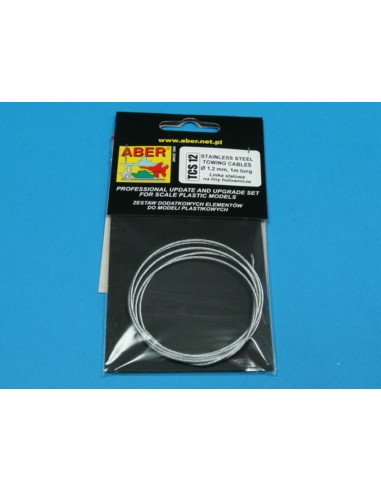 Stainless Steel Towing Cables O 1,2 mm, 1 m long 