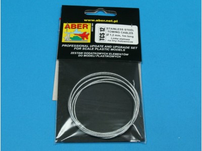 Stainless Steel Towing Cables O 1,2 mm, 1 m long 