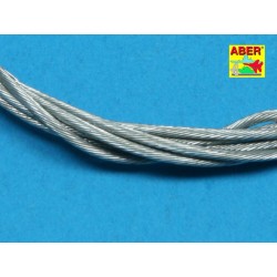 Stainess steel towing cables o 1,3 mm, 1m long  2