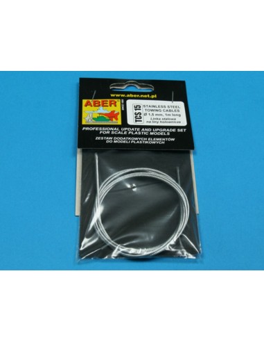 Stainless Steel Towing Cables O 1,5 mm, 1 m long 