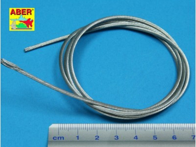 Stainless Steel Towing Cables O 2,0 mm, 1 m long 