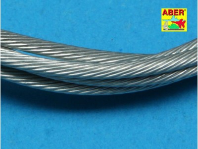 Stainless Steel Towing Cables O 2,0 mm, 1 m long 