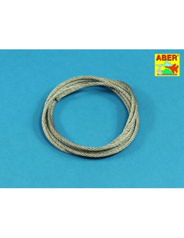Stainless Steel Towing Cables fi 2,5mm, 125 cm long 