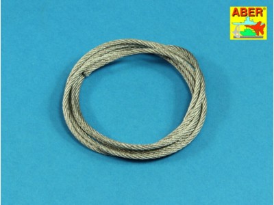 Stainless Steel Towing Cables fi 2,5mm, 125 cm long 