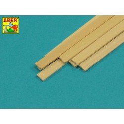 Limewood slats 1,5 x 6 x 245mm x 7 pcs. 