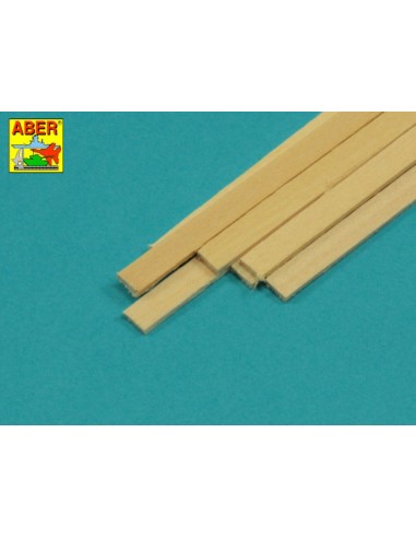 Limewood slats 1,5 x 6 x 245mm x 7 pcs. 
