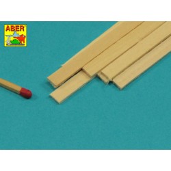 Limewood slats 1,5 x 6 x 245mm x 7 pcs.  2