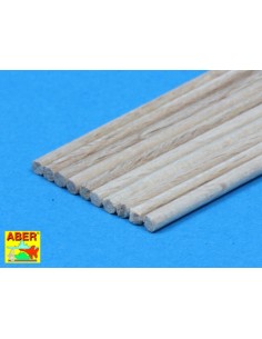 Wood round rods 2mm 