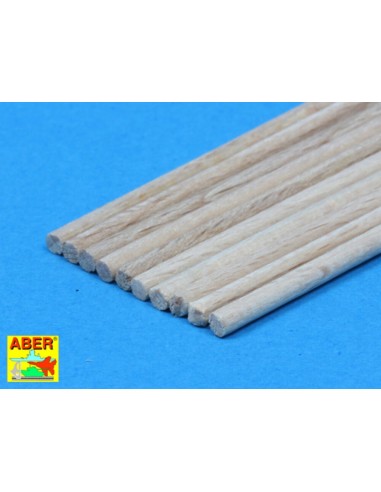 Wood round rods 2mm 