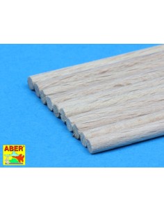 Wood round rods 3mm 