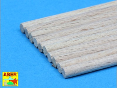 Wood round rods 3mm 