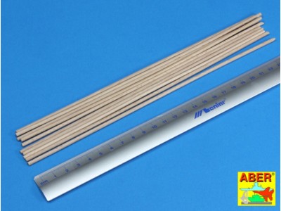 Wood round rods 3mm 