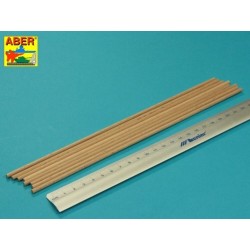 Wood round rods 4mm length 250mm x 8 pcs. 