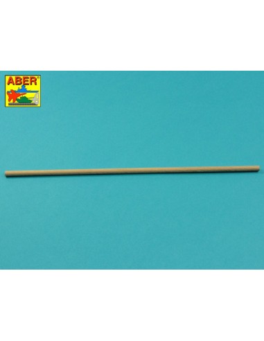 Wood round rods 5mm length 245mm x 6 pcs. 