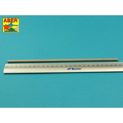 Wood round rods 5mm length 245mm x 6 pcs.  2