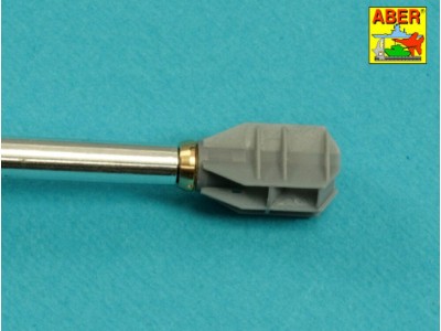 105mm D1504 L/44 barrel with muzzle brake for Sherman M51 