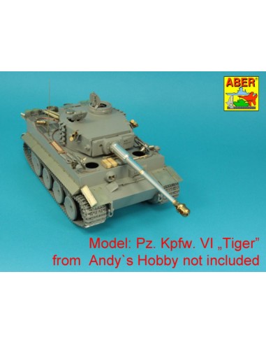 Barrel 8,8 cm KwK 36/56 to Tiger I early  (Andy`s Hobby/Takom) 