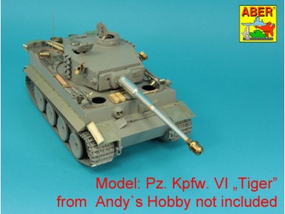 Barrel 8,8 cm KwK 36/56 to Tiger I early  (Andy`s Hobby/Takom) 
