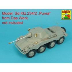 German 5cm KwK39 Barrel for Sd.Kfz.234/2 PUMA (Das Werk model)  2