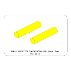 WEIGHT FOR PLASTIC  MODELS 50 x 10 mm x 2 pcs. 