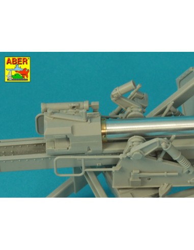 Barrel for German 75 mm PaK 40 gun without muzzle brake 