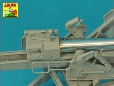 Barrel for German 75 mm PaK 40 gun without muzzle brake 