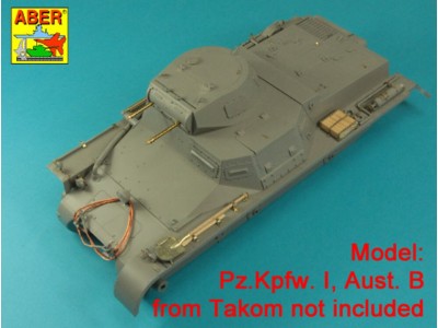 Pz.Kpfw. I, Ausf.A/B (Sd.Kfz. 101) Tool & Equipment holders 