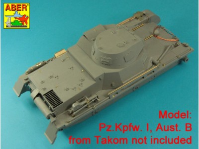 Pz.Kpfw. I, Ausf.A/B (Sd.Kfz. 101) Tool & Equipment holders 