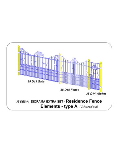Residence Fence Elements - type A 